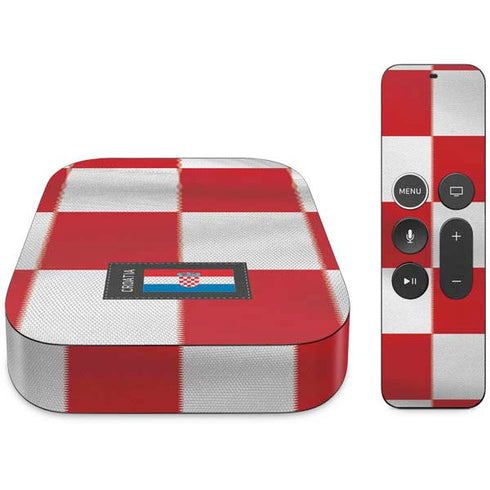 Croatia Soccer Flag Apple TV Skin